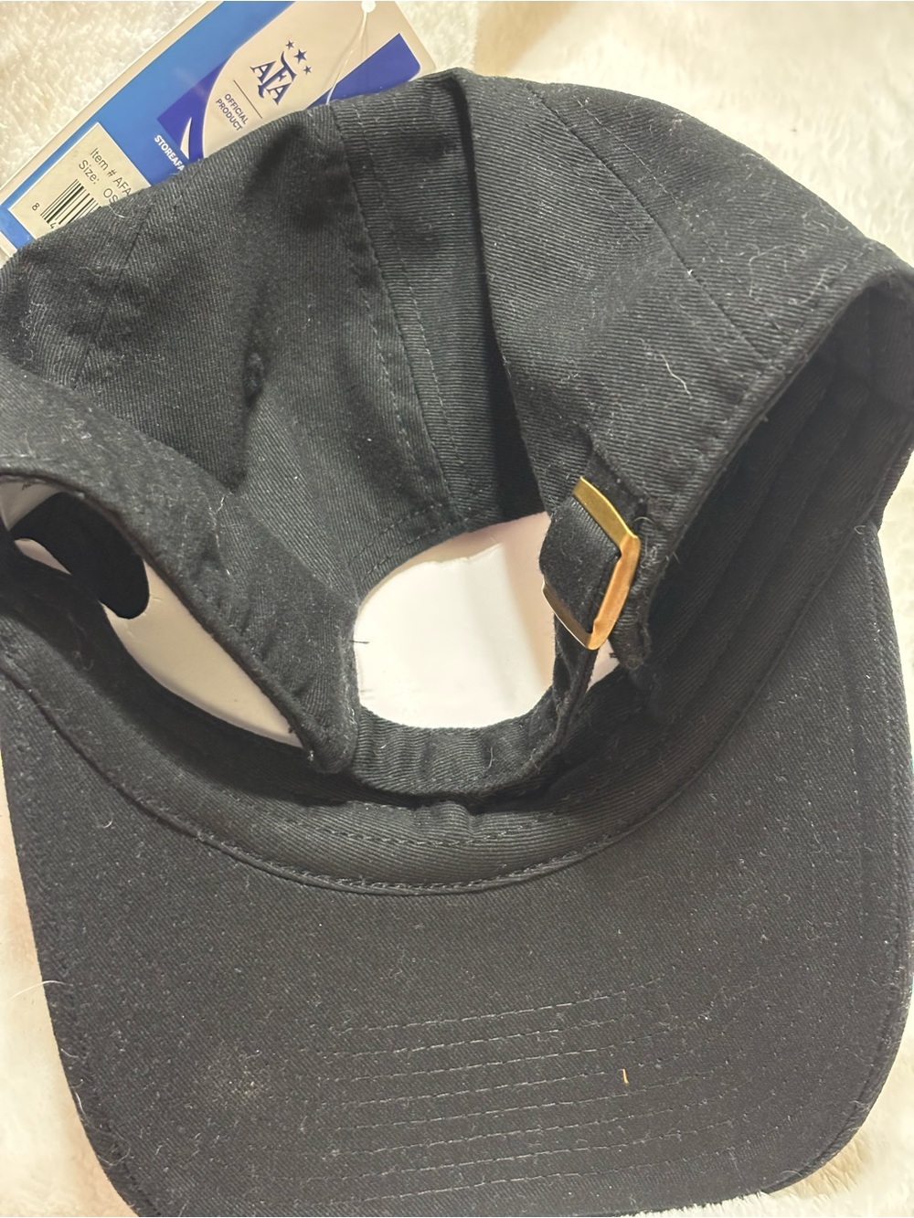 Messi 10 Embroidered Black Baseball Cap AFA - Picture 6 of 6